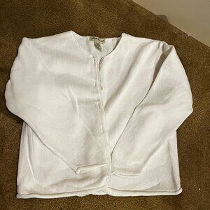 Eddie Bauer button front sweater